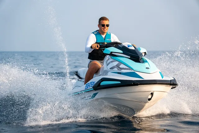 Solo rider in sunglasses