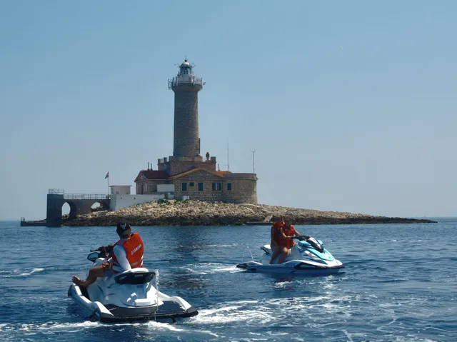 Couple at the Porer islet